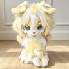🐱 Pastel Yellow Kemono Cat Premade Fursuit Head & Paws